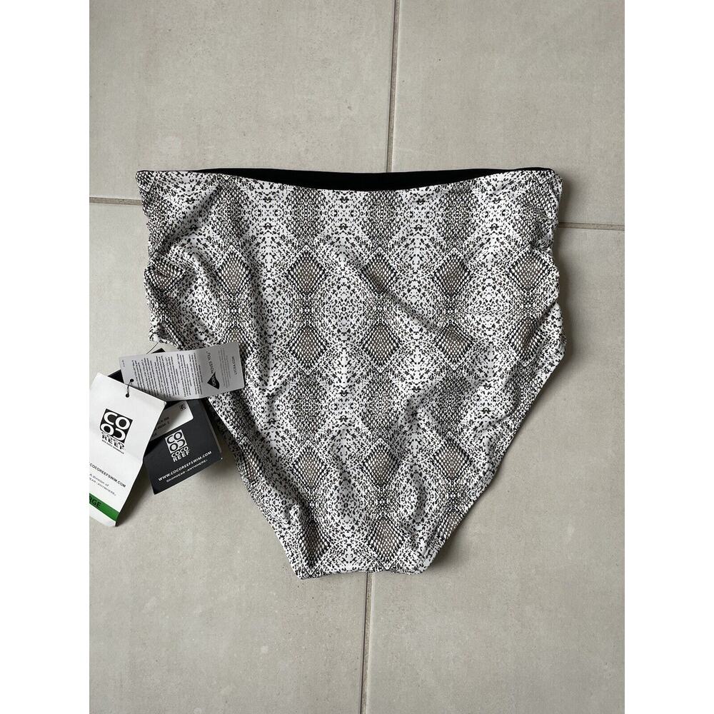 Coco Reef Swim Bikini Bottom High Waist Animal Print Swimwear - Picture 4 of 7